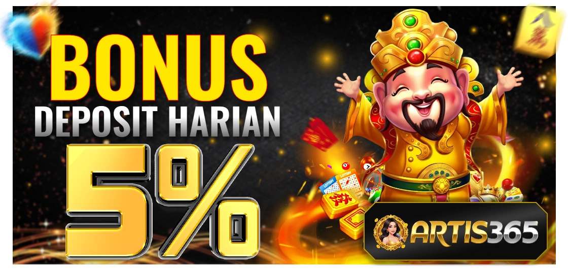 BONUS DEPOSIT HARIAN 5%